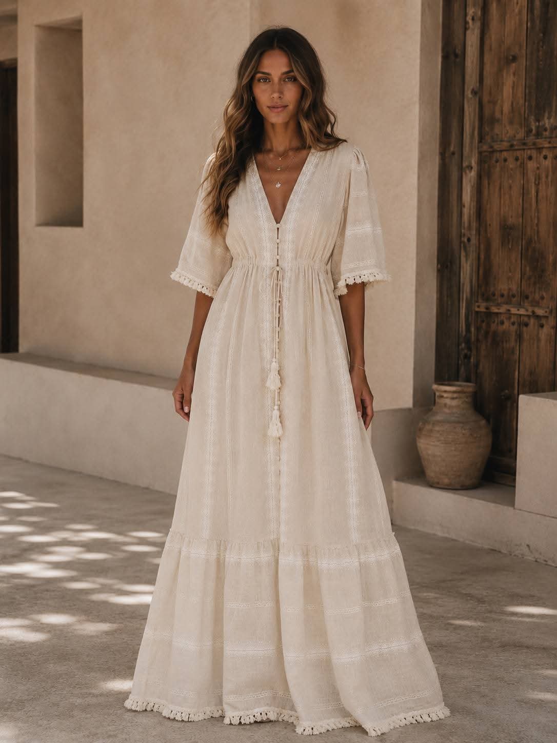 Sukienka maxi w stylu boho
